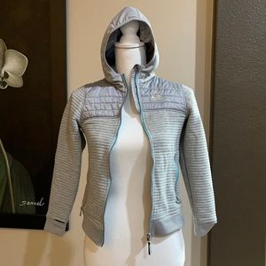 Gerry Girls Hooded Jacket in Gray and Teal